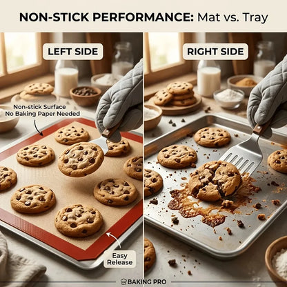 Reusable Non-Stick Baking & Roasting Mat (2 Pcs)