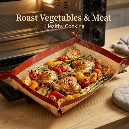 Reusable Non-Stick Baking & Roasting Mat (2 Pcs)