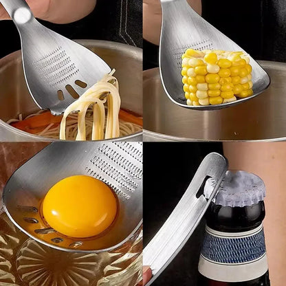 Multifunctional Stainless Steel Ginger Garlic Grater Spoon