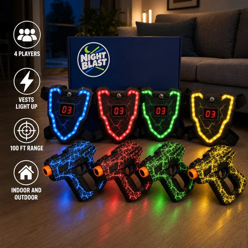 Night Blast TM  Laser Tag Set