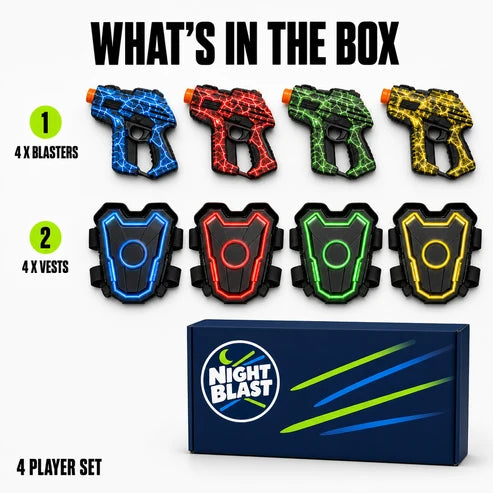Night Blast TM  Laser Tag Set