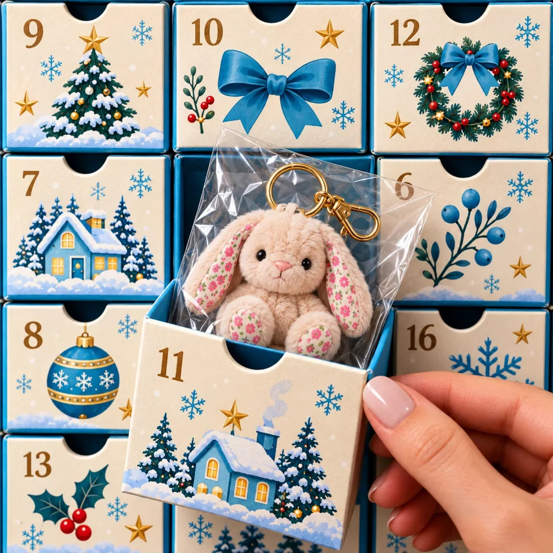 Fastgad™ 24- Day Plush Advent Calendar