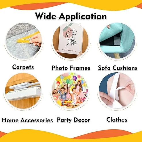 Solvewise ™D ouble Sided Fabric Tape 40mmx10m.