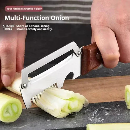 2-in-1 Serrated Peeling Knife Premium Vegetable Peeler