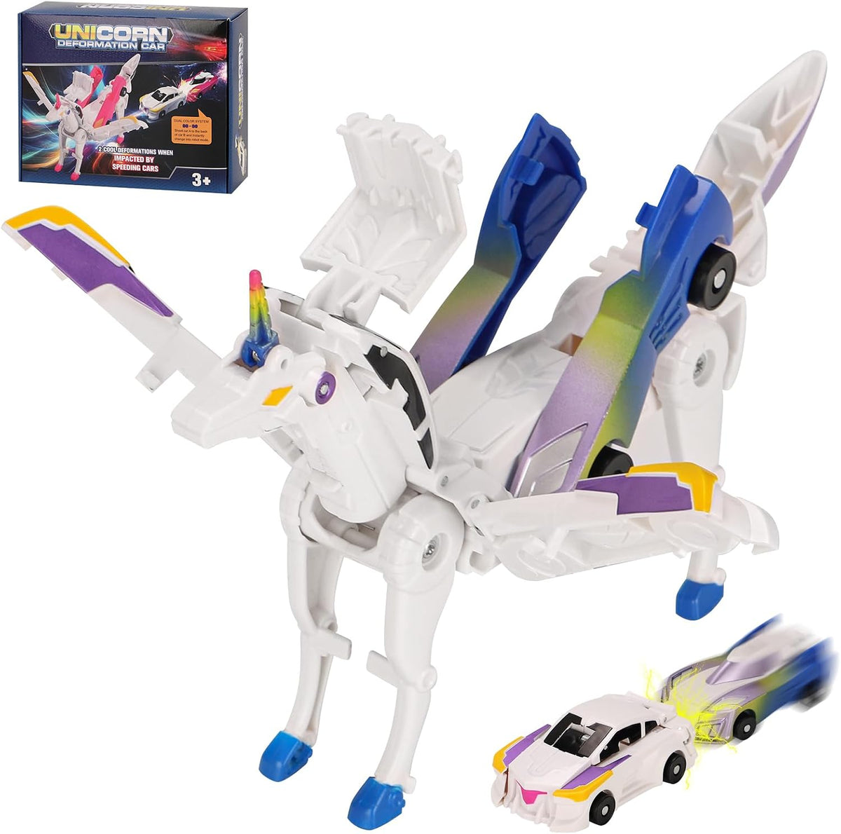 Car Toy transformable Unicorn
