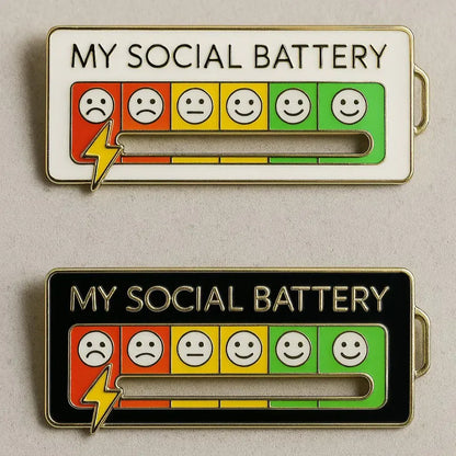 VibeMeter™Social Battery Pin