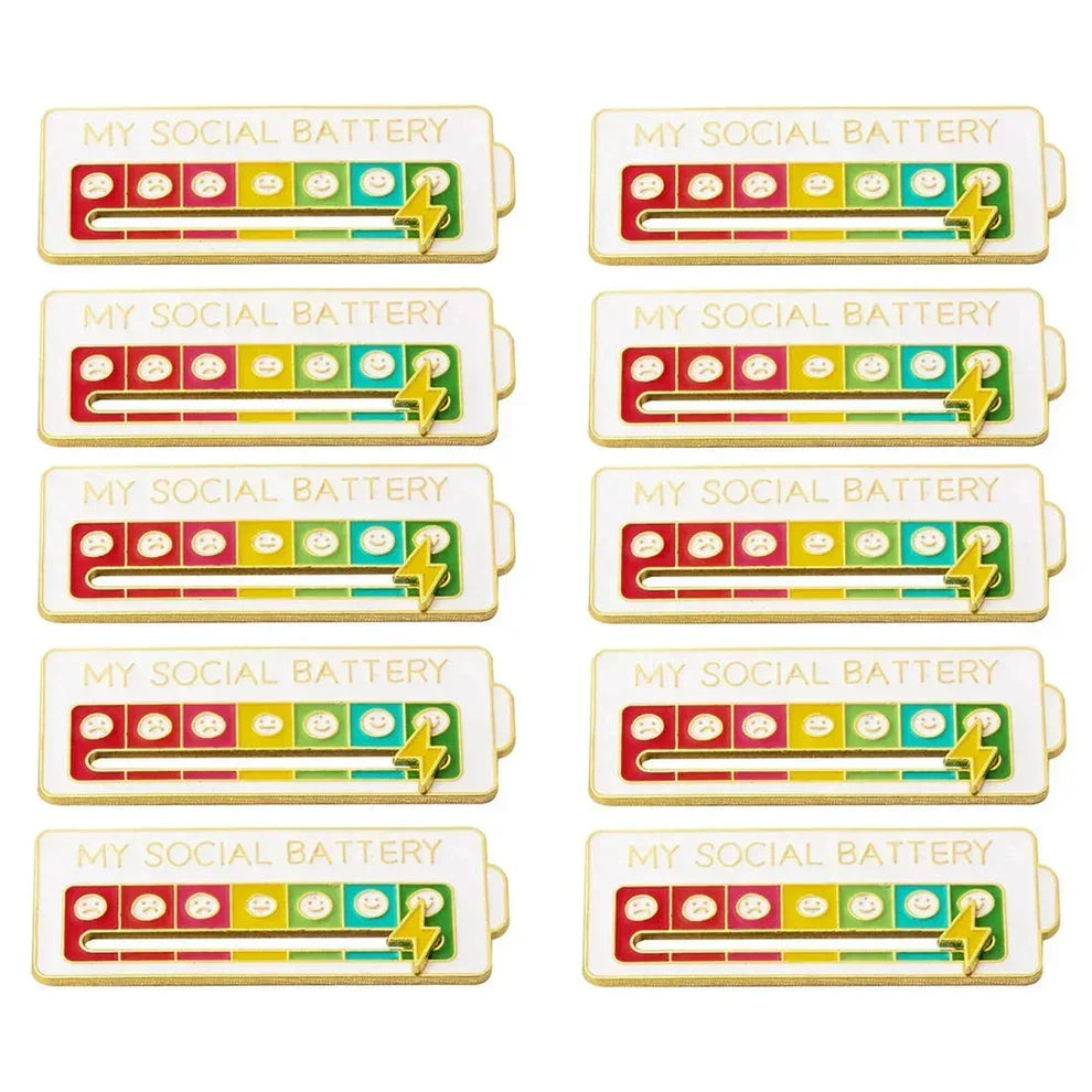 VibeMeter™Social Battery Pin