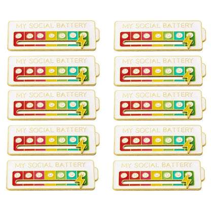 VibeMeter™Social Battery Pin
