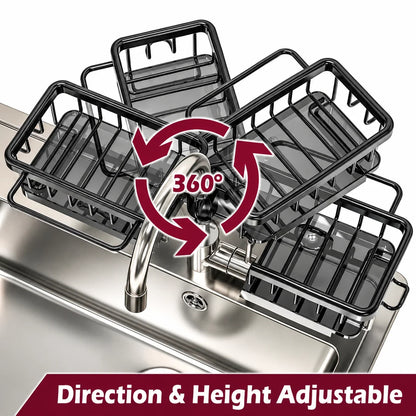 Adjustable Aluminum Kitchen Sink Organizer